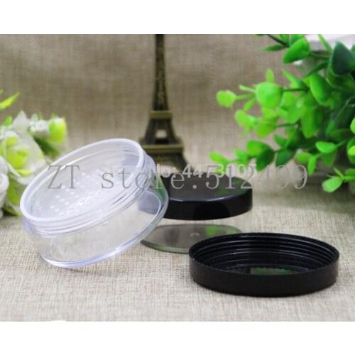 10/30pcs 30g 50g Refillable Empty Cosmetic Jar Pot Loose Face Powder Sifter Case Powder Box Empty Cosmetic Container Travel
