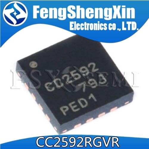 10pcs New CC2592RGVR CC2592 QFN16 2.4GHz wireless transceiver chip
