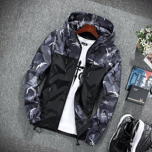 2021 Mens Running Jacket Windbreaker Cycling Coat Camouflage Women Windproof Sport Clothes Ropa Mujer Ciclismo Hombre Plus Size