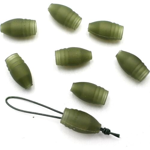 30PCS Carp Fishing Accessories Pole Elastic Connector Match Pole Fishing Tackle for Rigs Carp Coarse Fishing Tackle