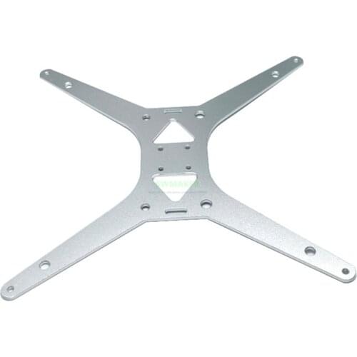 Aluminum MGN12H heatbed support 3mm thickness Anodized metal Y carriage plate for DIY Tarantula / HE3D 3D printer