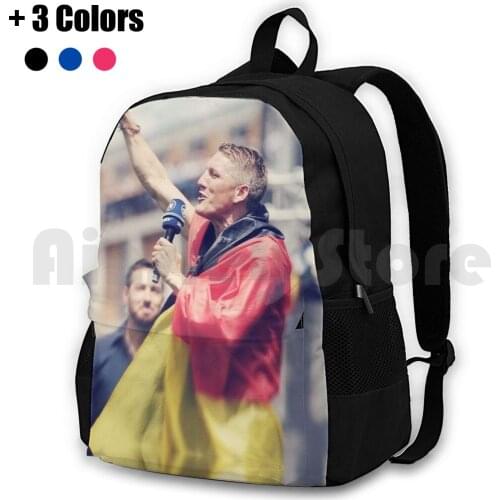 This Is It. Outdoor Hiking Backpack Waterproof Camping Travel Flag German Flag Germany Brazil Soccer Brazil Futbol Team Sports