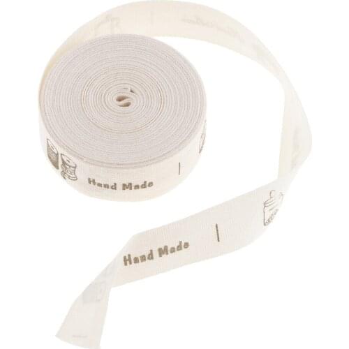 Handmade Letter Printed Cotton Ribbon Cloth Wrapping Paper Decor DIY 5
