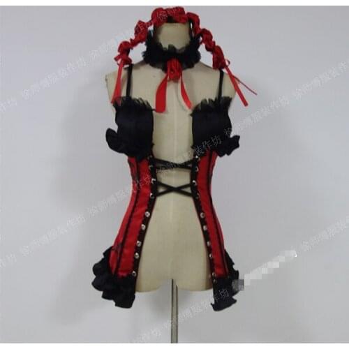 Nightmare DATE.A.LIVE anime cosplay Tokisaki Kurumi cosplay costume sexy lingerie underware custom made/size