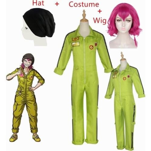 Costume Kazuichi Souda Cosplay Jumpsuits Danganronpa 2 Bodysuit Adult Unisex Halloween Carnival Party Costumes Anime