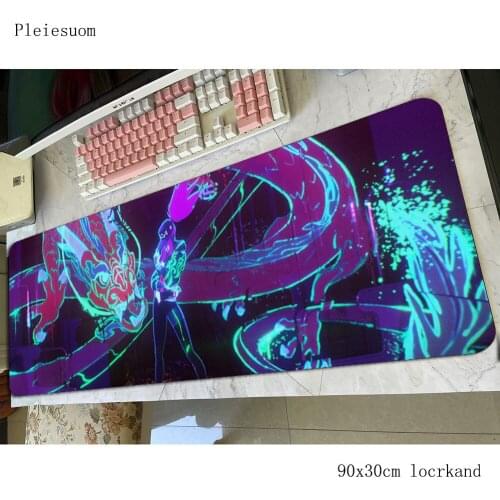Lol mouse pad 90x30cm gaming mousepad anime hot sales office notbook desk mat best seller padmouse games pc gamer mats