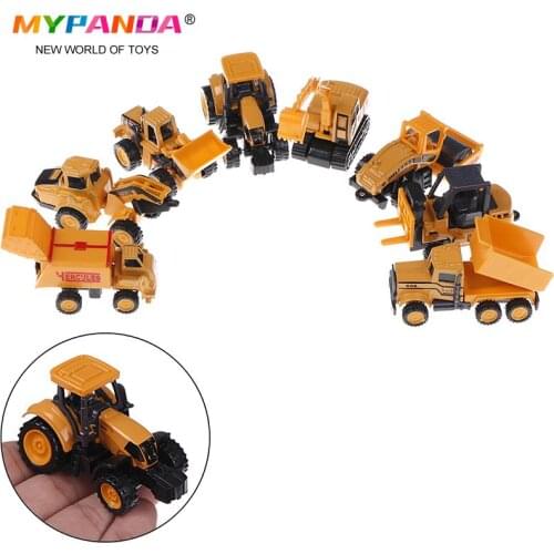 Mini Alloy Engineering Car Tractor Toy Dump Truck Model Cars For Children Boy Gift Classic Toy