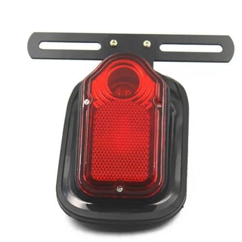 Motorcycle 12V Tombstone Tail Light Red Signal For Harley FLH Chopper