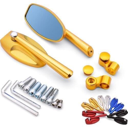 Motorcycle Rear View Mirror CNC Moto Side Mirror Billet Aluminum For YAMAHA ys 150 tmax 530 tdm 850 fz6n mt10 c8 nmax 155 fazer8