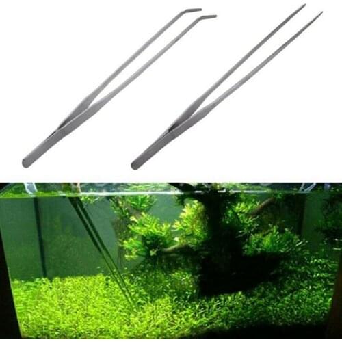 3pcs Stainless Steel Scissors Set Aquarium Tweezers Set For Aquarium Fish Tank Live Plants Fish Tank Cleaning Tool Sets