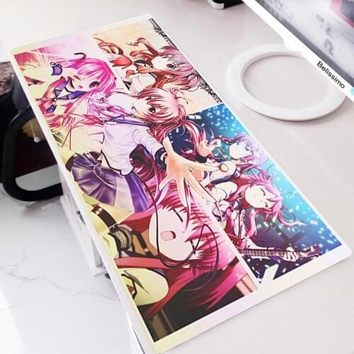 Table Pads Pad On The Mousepad Gamer Mouse Pc Full Mats Cute Mause Anime For Office Computer Gaming Beautiful Kawaii Angel Beats