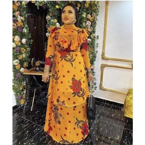 VAZN 2021 New Arrival Sexy Beach Set High Neck Backless Top Maxi Skirts High Waist Skinny Women 2 Piece Set