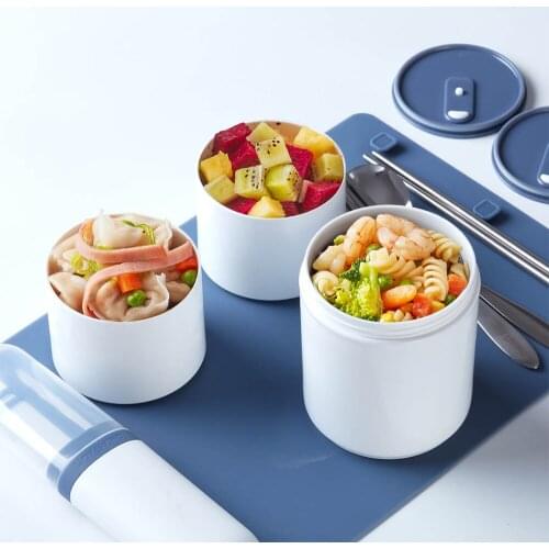 New Three-Layer Stackable Lunch Box Can Be Refrigerated Or Heated Silicone Mess independent food Storage Containers Food Bowl