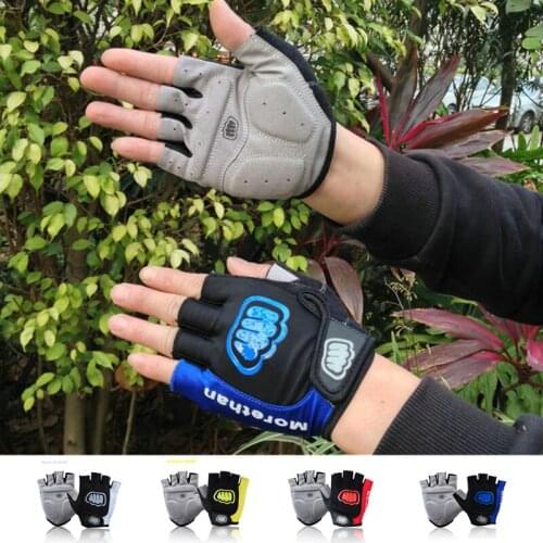 BRO Breathable Mountain Road Bicycle Bike Gloves 3D GEL Anti-slip Cycling Gloves ves Anti-shock Half Finger Bicycle Gloves
