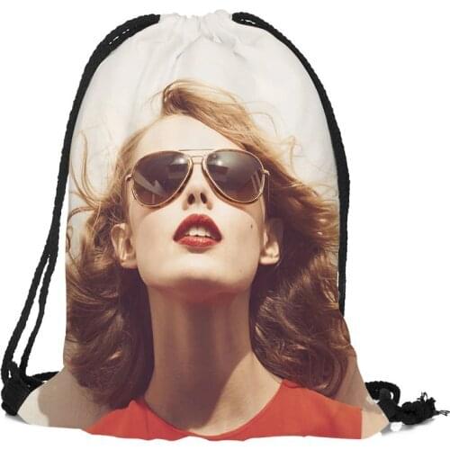 Custom Frida Gustavsson Backpack Drawstring Bag Travel Beach School Bag Multi-function Backpack Printing