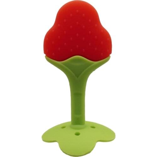 Baby Teether Fruit Shape Silicone Safe Durable Baby Teething Toys