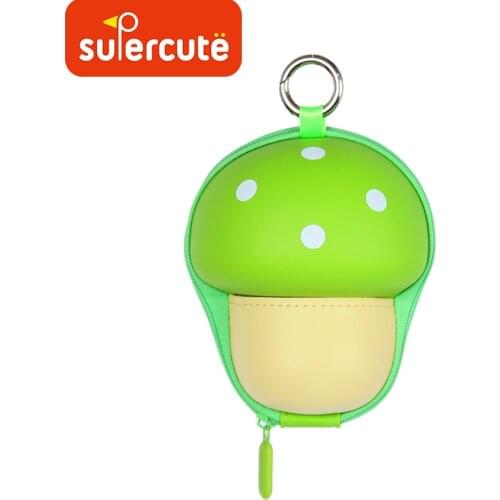 Cute Cartoon Mushroom Pull-out Bag Mushroom Pocket Key Bag Creative Products