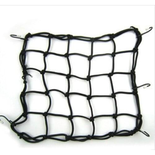 New 30 x 30cm Motorcycle Bike Reflective Elastic Helmet Rope Cord Hook Luggage Cargo Bungee Net Cycling Bicycle Baggage Wire Net