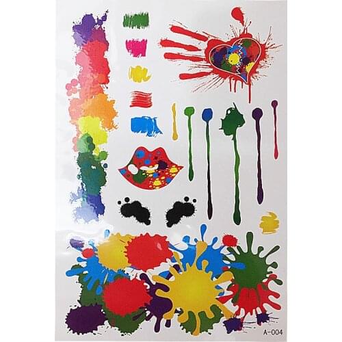 Waterproof Temporary Tattoo Men Women Fake Tatoo Body Art