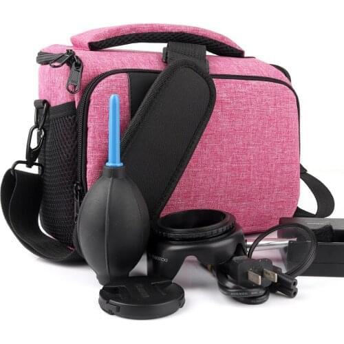 Women Waterproof Camera Bag DSLR Case for Canon EOS Rebel T7i T6i T6s T6 T5i T5 T4i T3i 1500D M100 M10 M5 M50 M3 M6 SX60 SX50