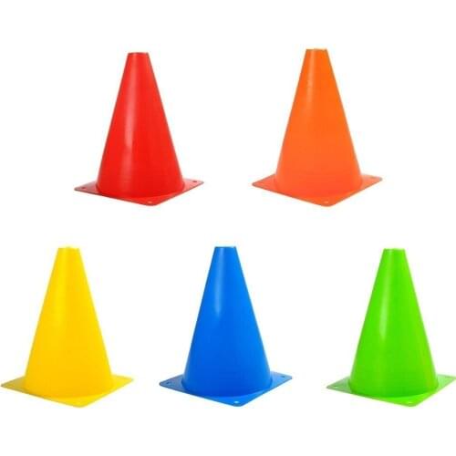 10Pcs Soccer Football Basketball Training Anti-wind Road Sign Cone Durable Barrier for Kids for Marker Bucket Sports Accessories