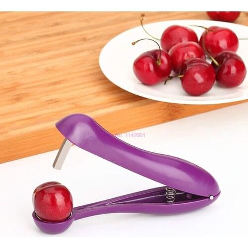 200pcs Handheld Cherry Pitter Olive Pitter Plastic Fruit Core Seed Corer Remover Manual Machine Kitchen Fruit Gadgets Tool