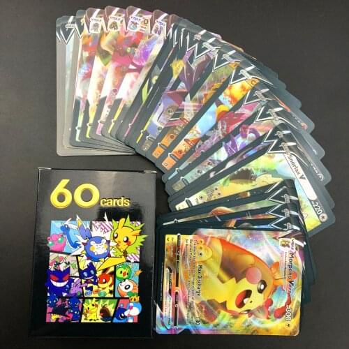2020 Pokemones Cards New Board Game Cards V Vmax Tag team GX EX Collection trading For Funs Gift Children English Version Toy