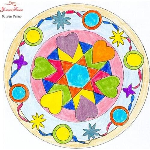 Golden panno,5D,diy diamond embroidery,Full,square,Diamond Painting,Cross Stitch,3D,diamond,Mosaic,Needlework,Mandala 85 725Q