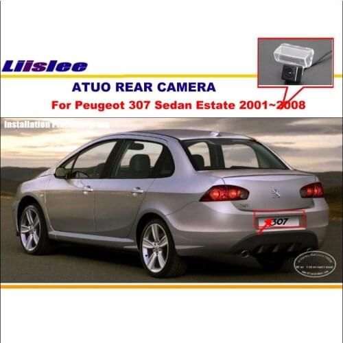 Car Rearview Camera For Peugeot 307 Sedan Estate 2001-2008 Parking Reversing Vehicle HD CAM