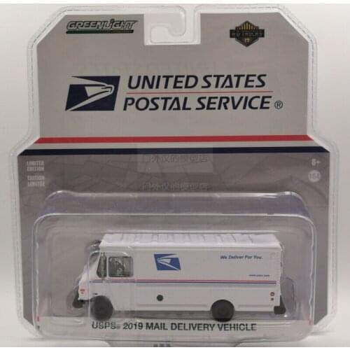 GreenLight 1:64 USPS 2019 MAIL DELIVERY VEHICLE Alloy model car Metal toys for childen kids diecast gift