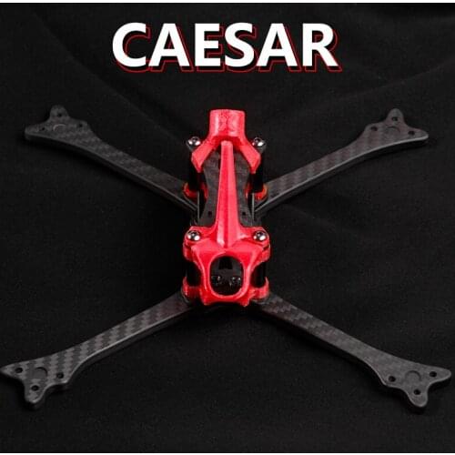 Foxeer CAESAR 200mm Carbon Fiber Racing Frame Kits 5inch T700 5mm Arm Support Foxeer camera for RC FPV Racing Drone