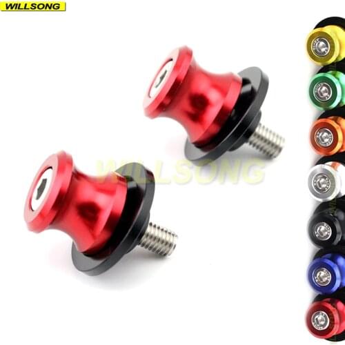 Swingarm Spools Crash Slider Chain Adjuster Stand Screw For DUCATI Multistrada 950 2017-2018 Motorcycle Accessories Support 8mm