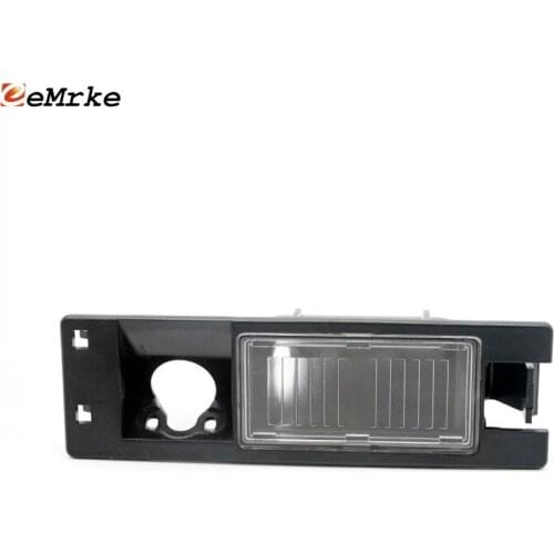 EEMRKE Car Camera Bracket Black Color License Plate Lights Housing for Alfa Romeo 147 156 159 166 Brera Giulietta Mito GT Spider