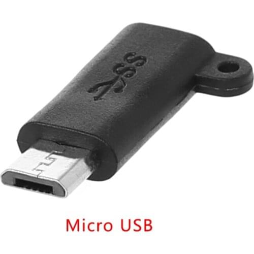 Micro USB 2.0 Type B Male To USB 3.1 Type C Female Data Charge Converter Adapter