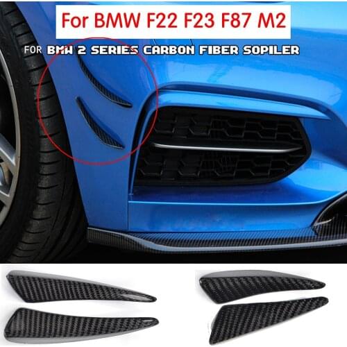 Front Bumper Side Canards Fins Trims Splitter Spoiler Carbon Fiber for BMW E90 E92 E93 F30 F32 F36 F10 G30 F06 F12 F13 F15 F16