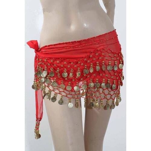 Free Shipping Cheap belly dance Hip Scarf / Belt in stock retail 13 colors available