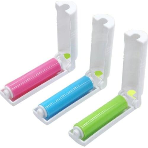 Portable Sticky Washable Dust Lint Roller With Cover for Wool Sheets Hair Clothes cleaner Dust Catcher LX8450
