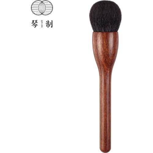 QINZHI Professional Handmade Make Up Brush 03 Round Face Powder Brush Soft Saikoho Goat Hair Makeup Brushes