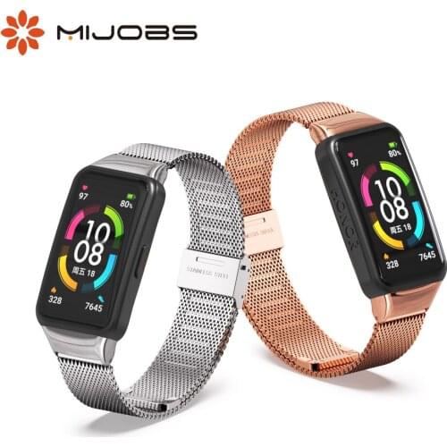 For Huawei Band 6 Strap Wristband for Honor Band 6 Bracelet Replacemen Metal Correa for Huawei Band 4 Strap for Honor Band 5i
