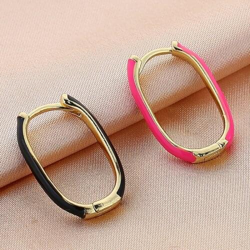 2021 New Arrivals Stylish And Simple Earring INS Hot Sale U-Shaped Exaggerated Large Earrings Gifts For Women