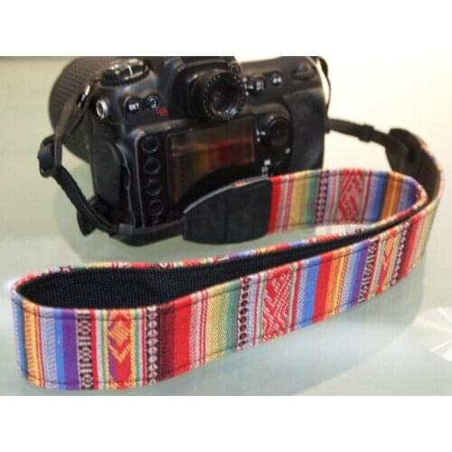 Universal Vintage Style Canvas Camera Shoulder Neck Strap Belt for Nik&n Can&n S&ny Pentax &lympus Fuji DSLR Camera