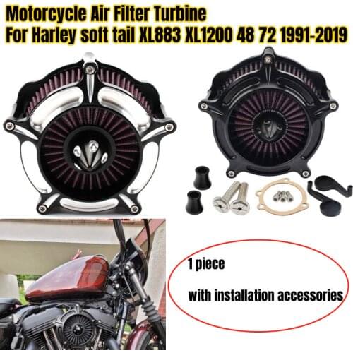 Air Filter For Harley soft tail XL883 XL1200 48 72 1991-2019 sportsman Motorcycle Air Cleaner Intake Filter