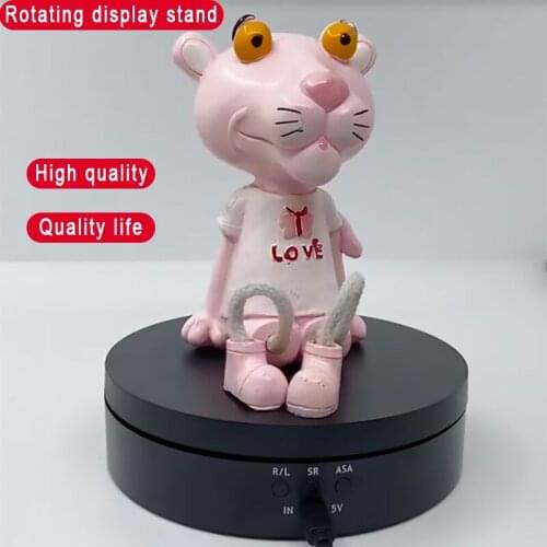 3 Speeds Electric Rotating Display Stand Mirror 360 Degree Turntable Jewelry Holder For Photography Video Shooting Drop Shipping