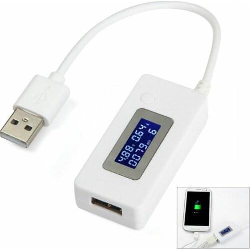 4-30V LCD USB Detector Voltmeter Ammeter Digital Tester Meter Voltage Current Charger MonitorTester Tester Mobile Power Detector
