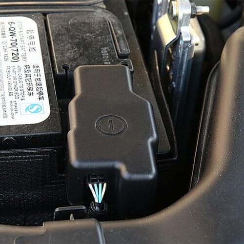 Car Engine Battery Anode Negative Electrode Pole Protective Cover Frame Trim Tray For Nissan Qashqai J11 Rogue Sport 2014-2018