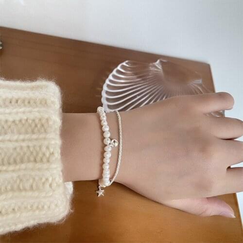 Natural Freshwater Pearl Irregular Chain Bracelet Adjustable Minimalist Fashion Jewelry Gifts for Woman Charm Clasp Bracelets