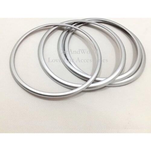 For Hyundai Kona/Encino/Kauai 2018 2019 Door Speaker Sound Horn Ring Sequin Cover Music Protector Trims Sticker Car Accessories