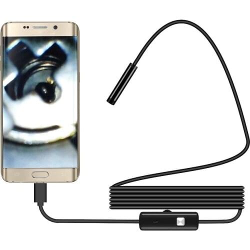 1m For Android WIFI Endoscope Waterproof Borescope Inspection Camera 8 LED a long effective focal length