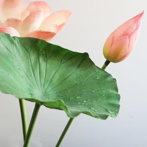 GY Simulation Lotus Decorative Simulation Props Simulation Bud Lotus Seedpod Gum Feel Lotus Leaf