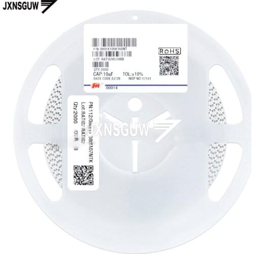 100PCS FH Chip capacitors 0805 10% 10V X5R 10uF 106